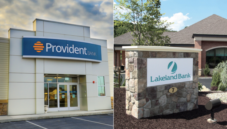 Provident and Lakeland Banks in New Jersey