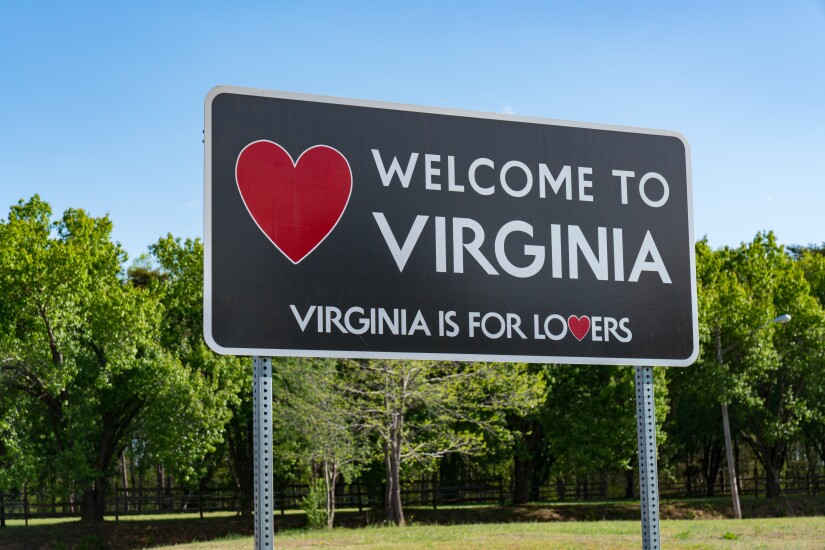Virginia sign